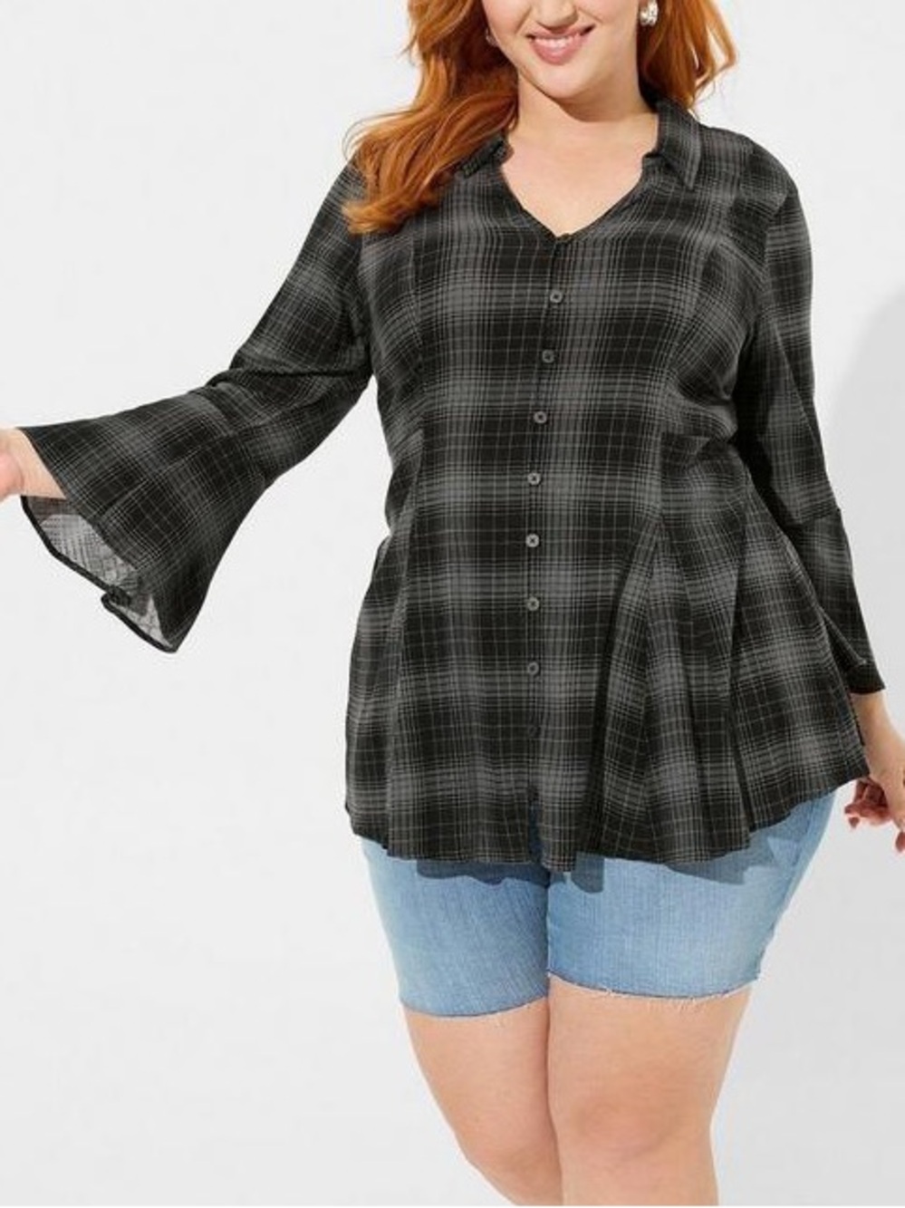 Torrid Plaid Top Whimsigoth Dark Academia